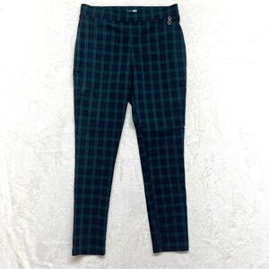 Chic Preppy Tommy Hilfiger Plaid Pull-on Cigar Pants